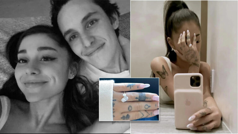 ariana grande’s engagement announcement