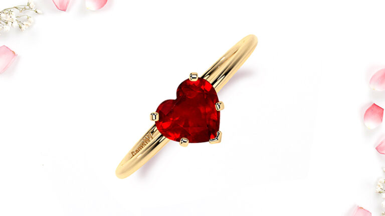 ruby engagement ring