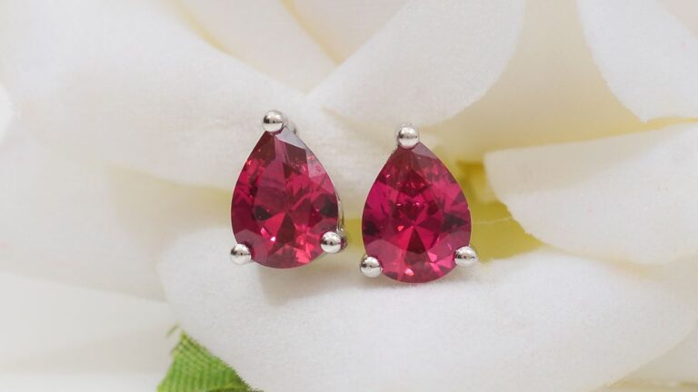 ruby studs