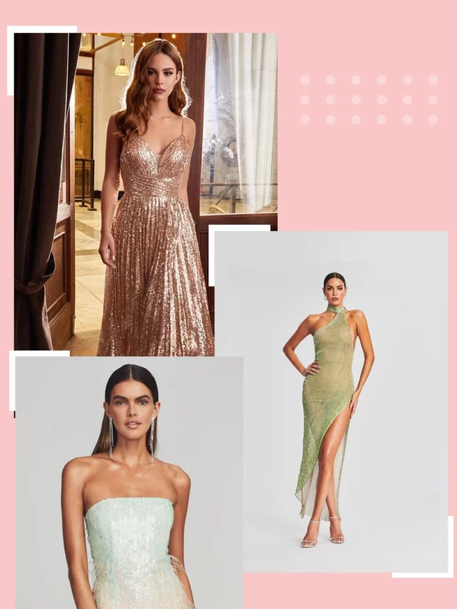 dazzling array of dresses